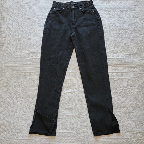 Boohoo High Waisted Black Jeans Size 4 - Picture 1 of 10
